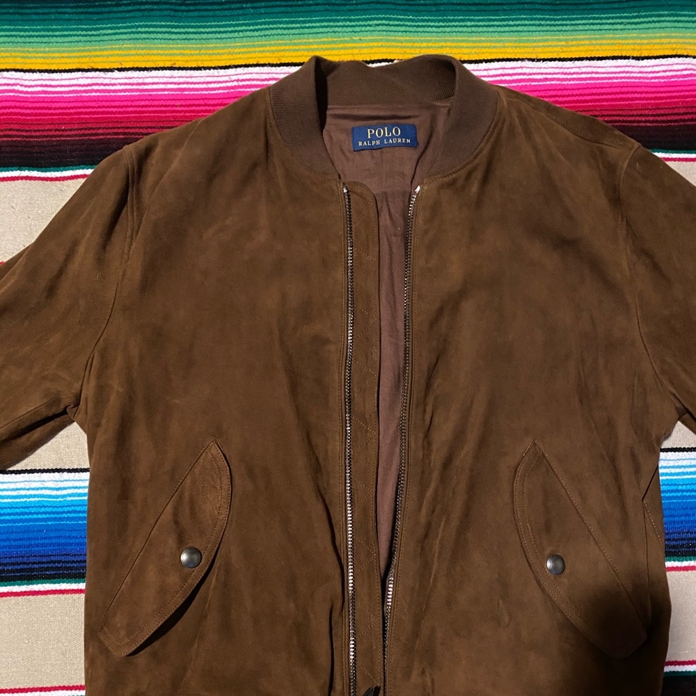 POLO SUEDE BOMBER